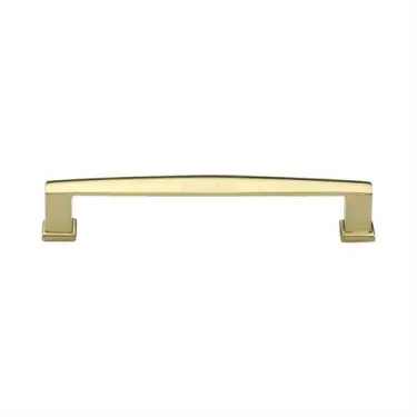 Click Here To Enlarge This Photo Of C4384 203-PB Heritage Brass Cabinet Pull Vintage Design 203mm ctc Polished Brass Finish
