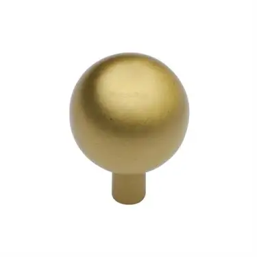 Click Here To Enlarge This Photo Of C8323 22-SB Heritage Brass Cabinet Knob Sphere Design 22mm Satin Brass finish