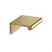 EPR50-40-PB Heritage Brass EPR Edge Pull Cabinet Handle 50mm Polished Brass finish