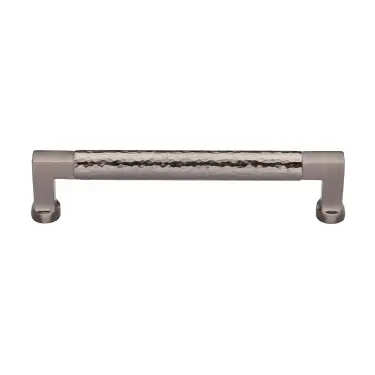 Click Here To Enlarge This Photo Of HAM0312 101-SN Heritage Brass Hammered Cabinet Pull 101mm Satin Nickel finish