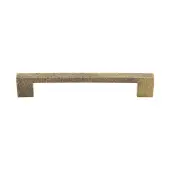 HAM0337 160-AT Heritage Brass Cabinet Pull Metro Hammered Design 160mm ctc Antique Brass Finish