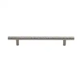 HAM0361 101-SN Heritage Brass Cabinet Pull T-Bar Hammered Design 101mm ctc Satin Nickel Finish