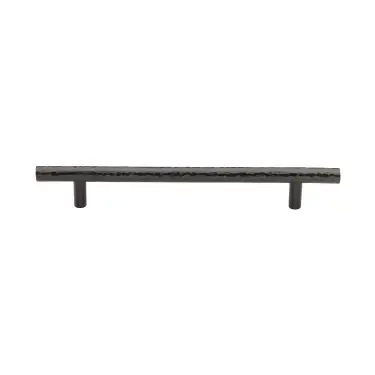 Click Here To Enlarge This Photo Of HAM0361 128-MB Heritage Brass Cabinet Pull T-Bar Hammered Design 128mm ctc Matt Bronze Finish