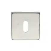 SS-SQ890-S M&period;Marcus 'Steel Line' Square Key Escutcheon Satin Stainless Steel Finish