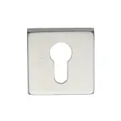 SS-SQ891-S M&period;Marcus 'Steel Line' Square Euro Escutcheon Satin Stainless Steel Finish