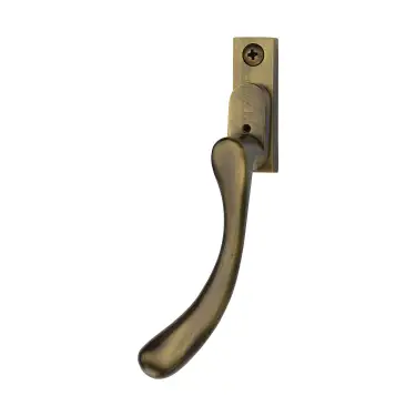 Click Here To Enlarge This Photo Of V1009L-LH-AT Heritage Brass Left-Handed Espagnolette Handle Ball Design Antique Brass finish