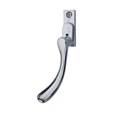 Click Here To Enlarge This Photo Of V1009L-LH-PC Heritage Brass Left-Handed Espagnolette Handle Ball Design Polished Chrome finish