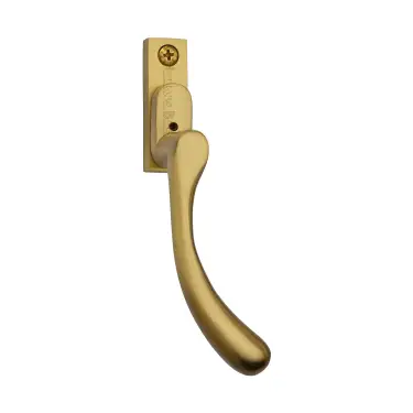 Click Here To Enlarge This Photo Of V1009L-RH-SB Heritage Brass Right-Handed Espagnolette Handle Ball Design Satin Brass finish