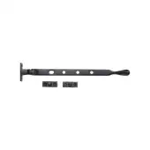 V992 12-BKMT Heritage Brass Casement Window Stay Ball Design 12" Matt Black finish
