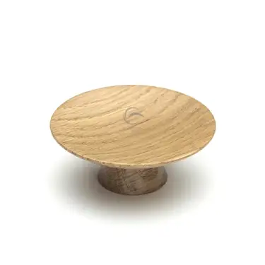 Click Here To Enlarge This Photo Of W4343-50-OAK M&period;Marcus Wooden Cabinet Knob Olympia Design 50mm Oak Finish