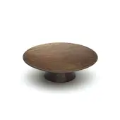W4343-50-WAL M&period;Marcus Wooden Cabinet Knob Olympia Design 50mm Walnut Finish