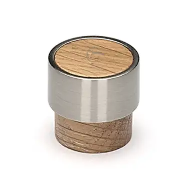 Click Here To Enlarge This Photo Of W4370-26-OAK M&period;Marcus Wooden Cabinet Knob Radio Design 26mm Oak Finish