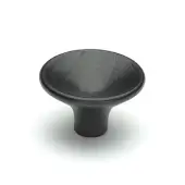 W4491-38-ASH M&period;Marcus Wooden Cabinet Knob Trumpet Design 38mm Black Ash Finish
