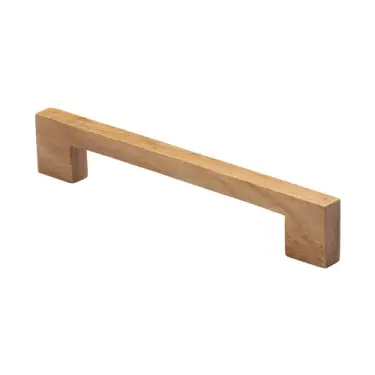 Click Here To Enlarge This Photo Of W7490-160-OAK M&period;Marcus Wooden Cabinet Pull Handle Urban Design 160mm Oak Finish