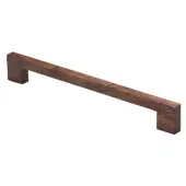 W7490-224-WAL M&period;Marcus Wooden Cabinet Pull Handle Urban Design 224mm Walnut Finish