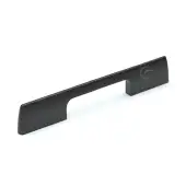 W7791-160-ASH M&period;Marcus Wooden Cabinet Pull Handle Slim Metro Design 160mm Black Ash Finish