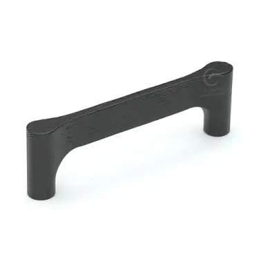 Click Here To Enlarge This Photo Of W7827-128-ASH M&period;Marcus Wooden Cabinet Pull Handle Gio Design 128mm Black Ash Finish