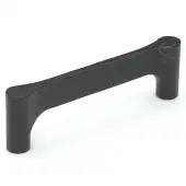 W7827-224-ASH M&period;Marcus Wooden Cabinet Pull Handle Gio Design 224mm Black Ash Finish
