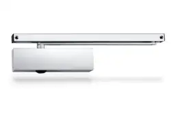 GEZE TS3000EC Silver Power Size 2&sol;3 Guide Rail Overhead Door Closer