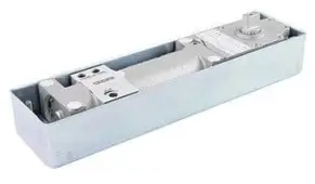 136519 GEZE TS550NV Power Size 3-6 Hold Open Heavy Duty Floor Spring Door Closer for Single&sol;Double Action Doors with Backcheck & Delayed Action &lpar;Body Only&rpar;