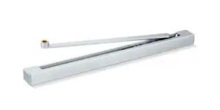 116295 GEZE Silver Electro-Magnetic Hold Open Guide Rail to suit TS5000 Overhead Door Closer &lpar;Fig 1 application&rpar;