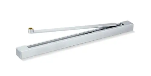 Click Here To Enlarge This Photo Of 120039 GEZE Silver Electro-Magnetic Hold Open Guide Rail to suit TS5000L Overhead Door Closer &lpar;Fig 6 application&rpar;