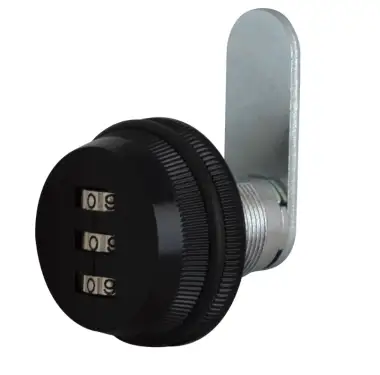 Click Here To Enlarge This Photo Of AS10466 - ASEC 3 Digit Combination Nutfix Camlock - 20mm Black