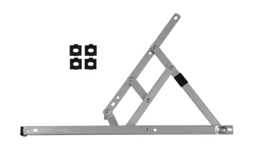 Click Here To Enlarge This Photo Of CH30113 - CHAMELEON Easy Clean Side Hung Egress Friction Hinge With Packers - 400mm Length x 13-17mm Stack Height