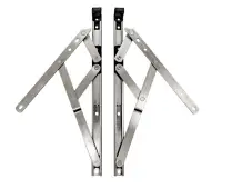 L33550 - COTSWOLD Sinidex Top Hung&sol;Side Hung Friction Stay &lpar;Handed Pair&rpar; - 260mm &lpar;10 Inch&rpar; 17mm Stack