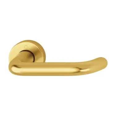 Click Here To Enlarge This Photo Of 138S&sol;42K &lpar;AR200S&sol;10&rpar; Hoppe Paris Lever on Rose Sprung - Gold Anodised Aluminium &lpar;2654500&rpar;