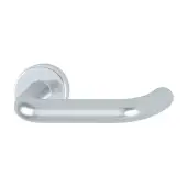 138&sol;42K &lpar;AR220&sol;10&rpar; Hoppe Paris Lever on 22mm Rose - Satin Anodised Aluminium &lpar;813889&rpar;