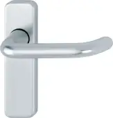 138S&sol;267U &lpar;AR200S&sol;11&rpar; Hoppe Sprung Long Plate Latch Levers - Satin Anodised Aluminium &lpar;2655959&rpar;
