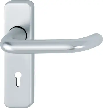 Click Here To Enlarge This Photo Of 138S&sol;267U &lpar;AR200S&sol;12&rpar; Hoppe Sprung Lock Levers 57mm Centres - Satin Anodised Aluminium &lpar;2655908&rpar;
