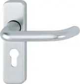 138S&sol;267U &lpar;AR200S&sol;13&rpar; Hoppe Sprung Euro Profile Lock Levers 47&period;6mm Centres - Satin Anodised Aluminium &lpar;2655916&rpar;