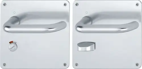 Click Here To Enlarge This Photo Of 138S&sol;304L &lpar;AR200S&sol;20-SP-RH&rpar; Hoppe Sprung Bathroom Levers &ndash; Right Hand 57mm Centres - Satin Anodised Aluminium &lpar;2694675&rpar;