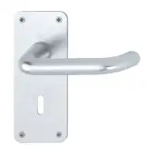 138S&sol;306 &lpar;AR200S&sol;22-SP&rpar; Hoppe Sprung Lock Levers 57mm Centres - Satin Anodised Aluminium &lpar;2656311&rpar;
