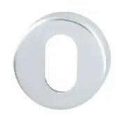 42KS-&lpar;AR200&sol;28&rpar; Hoppe Oval Profile Escutcheon - Satin Anodised Aluminium &lpar;1687334&rpar;