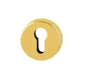 42KS- &lpar;AR200&sol;27&rpar;-GAA Hoppe Euro Profile Escutcheon - Gold Anodised Aluminium &lpar;812103&rpar;