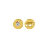 42KS &lpar;AR200&sol;29&rpar;-GAA Hoppe Bathroom Turn & Release - Gold Anodised Aluminium &lpar;812523&rpar;