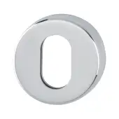 EX42S &lpar;AR361&sol;28&rpar; Hoppe Oval Profile Escutcheon 8mm - Polished Stainless Steel &lpar;87100945&rpar;