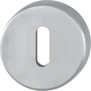 Click Here To Enlarge This Photo Of EX42S &lpar;AR361&sol;66&rpar; Hoppe Standard Key Escutcheon 6mm - Satin Stainless Steel &lpar;87100946&rpar;