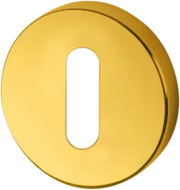 Click Here To Enlarge This Photo Of AR461&sol;26 Hoppe Standard Key Escutcheon - PVD Brass &lpar;87108564&rpar;