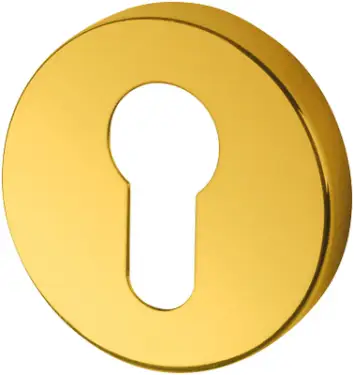 Click Here To Enlarge This Photo Of AR461&sol;27 Hoppe Euro Profile Escutcheon - PVD Brass &lpar;87108565&rpar;