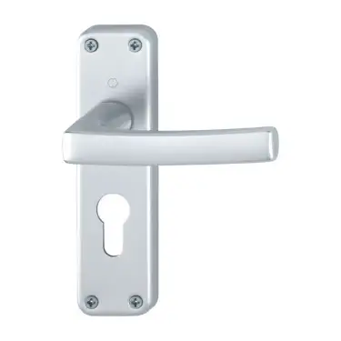 Click Here To Enlarge This Photo Of 1107&sol;267-PZ Hoppe Dubayy Euro Profile Lock Levers - Satin Anodised Aluminium &lpar;3802455&rpar;