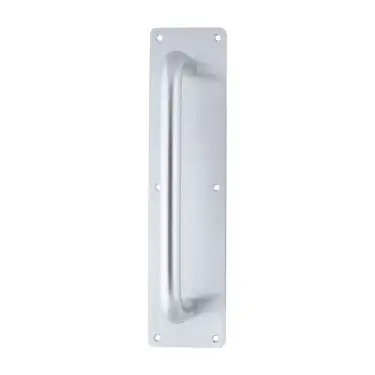 Click Here To Enlarge This Photo Of AR205&sol;225FF-P Hoppe 19mm Dia x 225mm &lpar;300mm Plate&rpar; Pull Handle on Plate - Satin Anodised Aluminium &lpar;8504284&rpar;