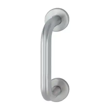 Click Here To Enlarge This Photo Of AR3616&sol;150CF Hoppe 19mm x 150mm Pull Handle on 6mm Rose - Satin Stainless Steel &lpar;87100910&rpar;