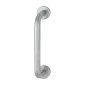 AR3616&sol;225CF Hoppe 19mm x 225mm Pull Handle on 6mm Rose - Satin Stainless Steel &lpar;87100912&rpar;