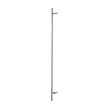 Click Here To Enlarge This Photo Of AR3625&sol;1200BF-CR-WD Hoppe 25mm x 1200mm Cranked T Bar Pull Handle &lpar;Bolt Through Fixings For Timber Doors&rpar; - Satin Stainless Steel &lpar;87141951&rpar;