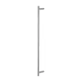 AR3625&sol;1000BB-CR-WD Hoppe 25mm x 1000mm Cranked T Bar Pull Handle &lpar;Back to Back Fixings For Timber Doors&rpar; - Satin Stainless Steel &lpar;87141881&rpar;