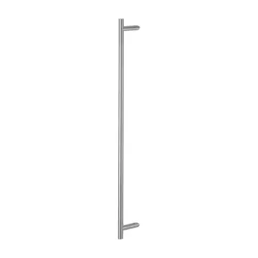 Click Here To Enlarge This Photo Of AR3625&sol;1000BB-CR-GD Hoppe 25mm x 1000mm Cranked T Bar Pull Handle &lpar;Back to Back Fixings For Glass Doors&rpar; - Satin Stainless Steel &lpar;87141888&rpar;